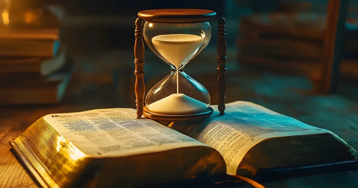 Illustrasjon som viser Jesu gjenkomst i skyene.