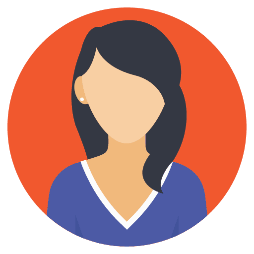 Happy customer giving feedback on her results