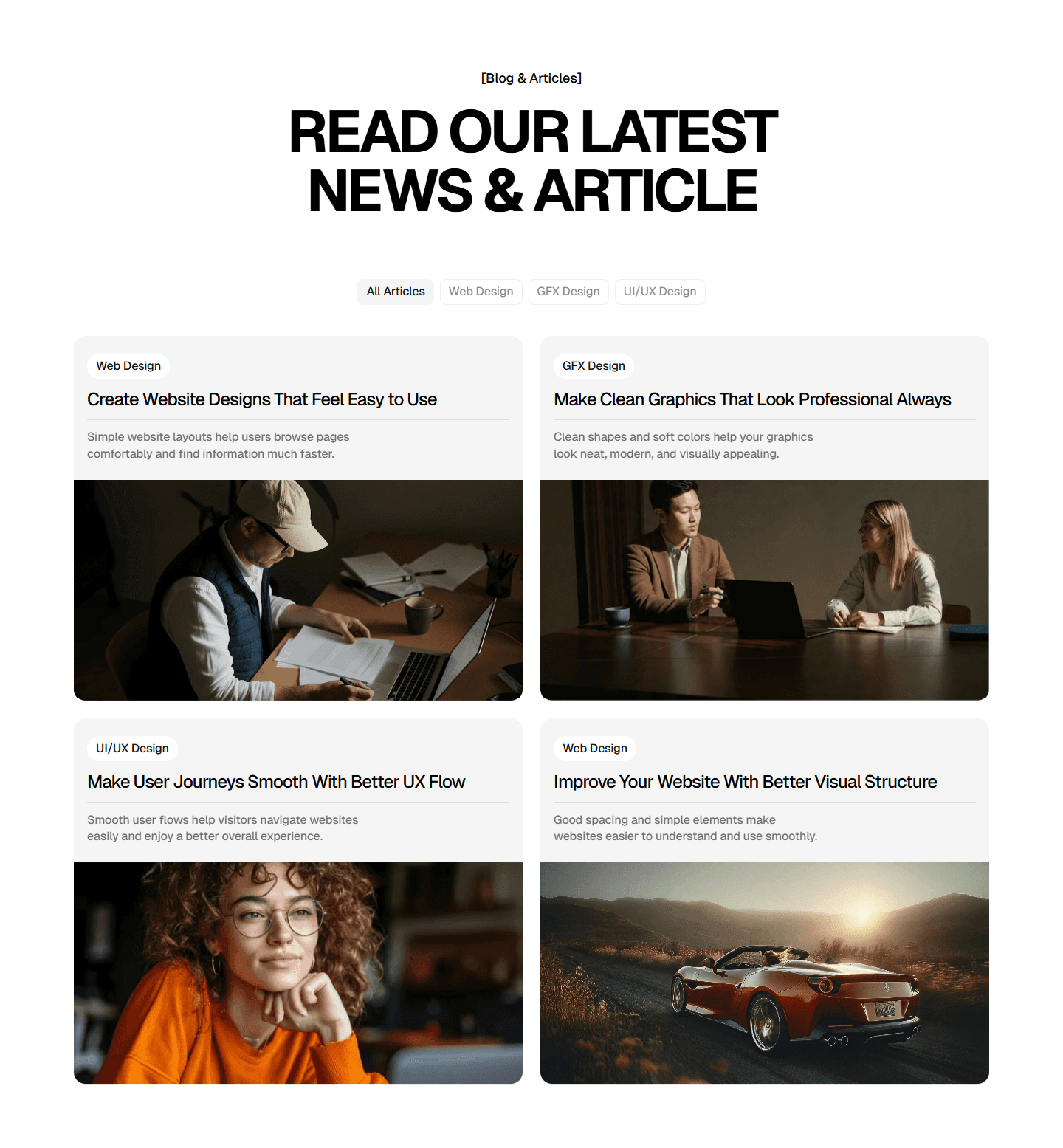 Framer Blog Index Component
