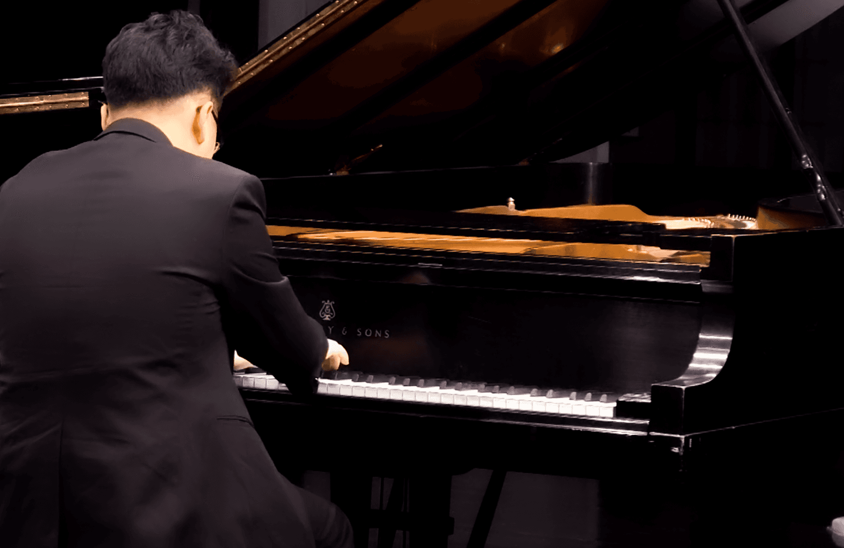 Meyer Nam playing piano