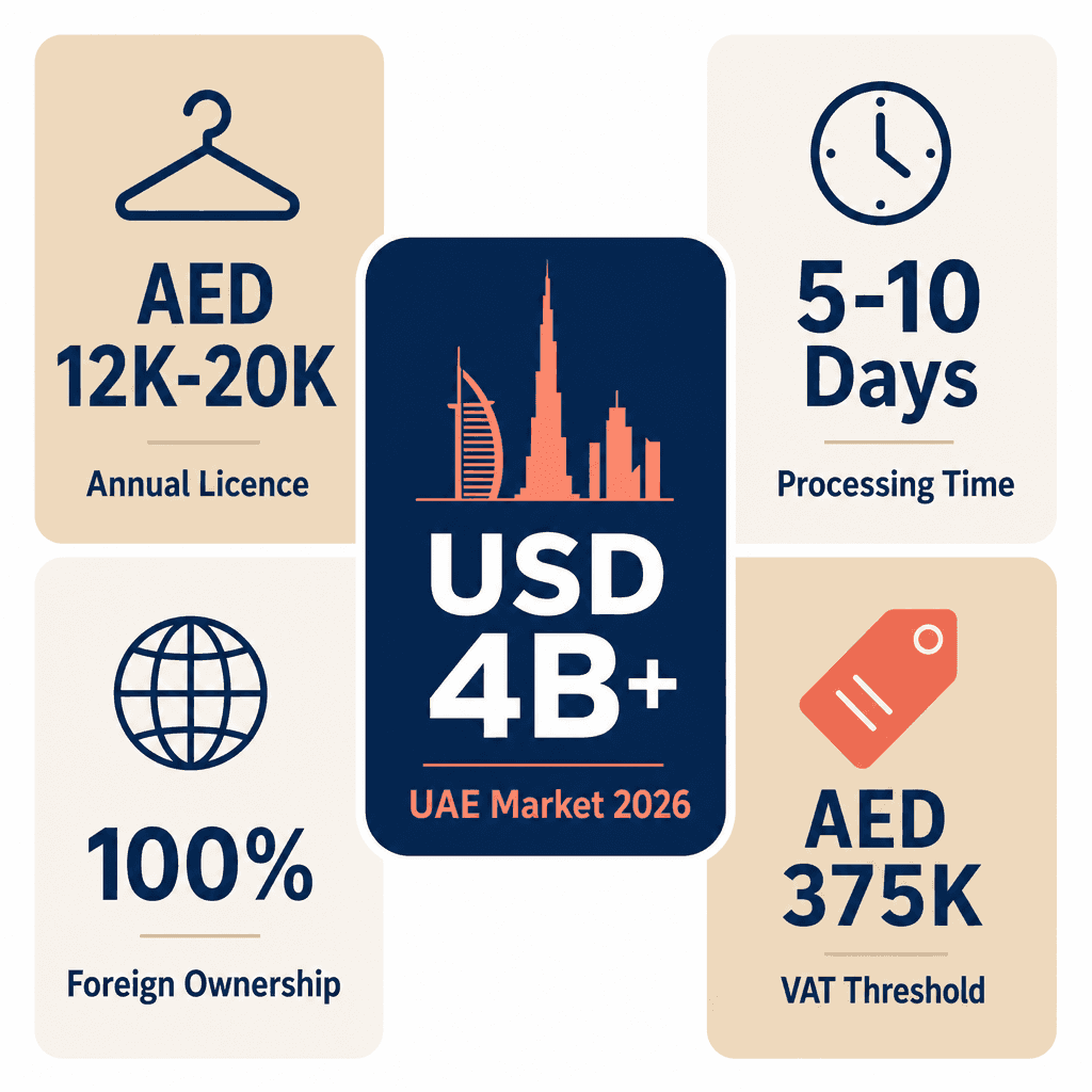 Infographic: How to Get a Fashion Design Consultancy Business License in Dubai