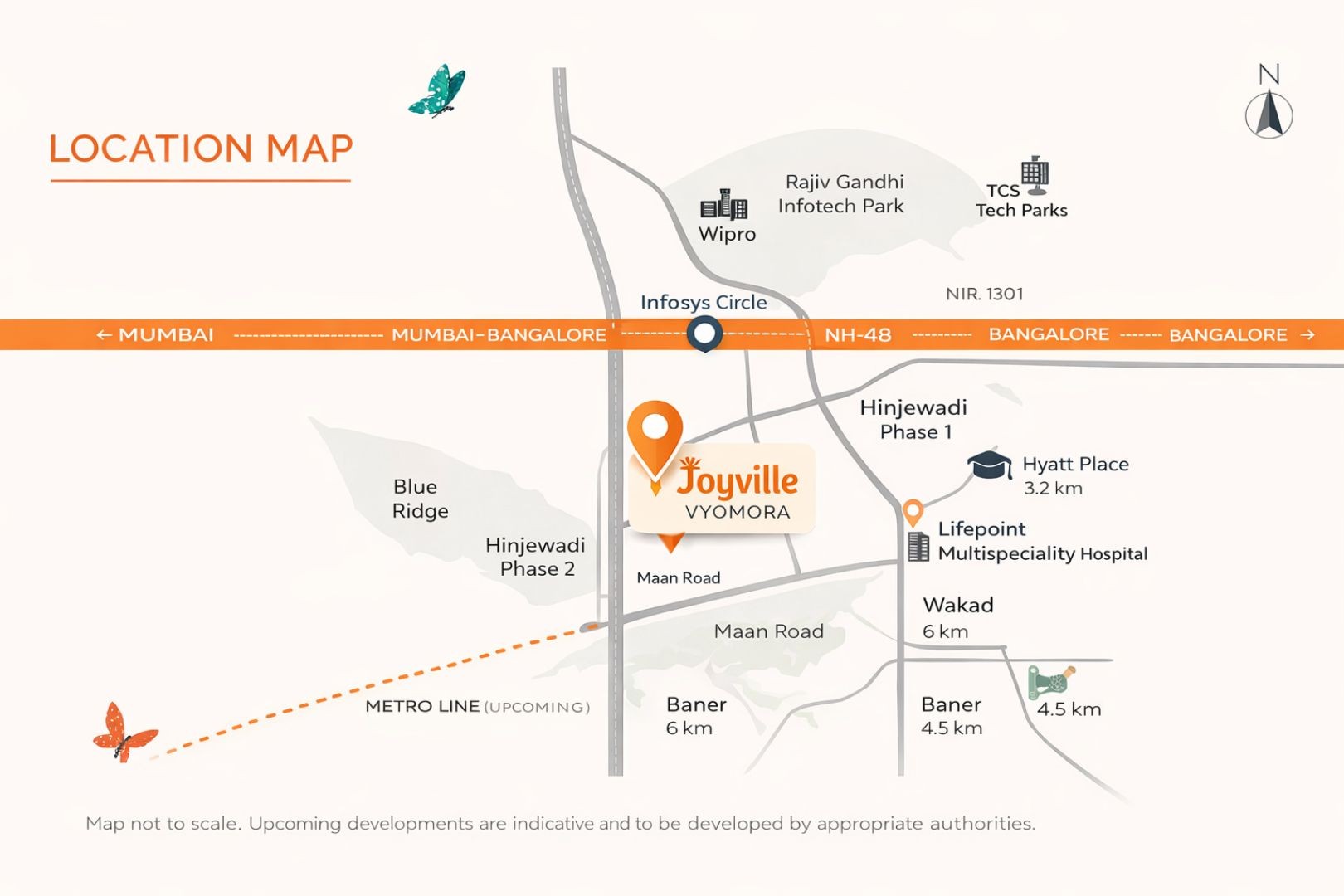 Shapoorji Joyville Vyomora Map
