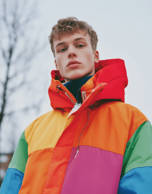 a black and white photo of a man's face