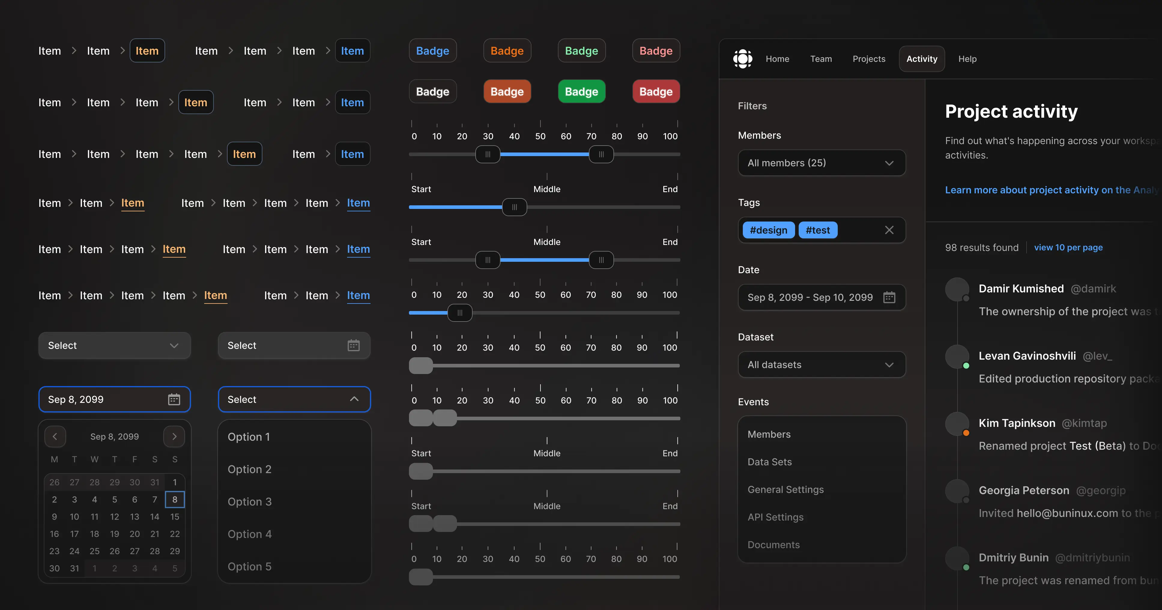 Figma UI Kit and Desing System