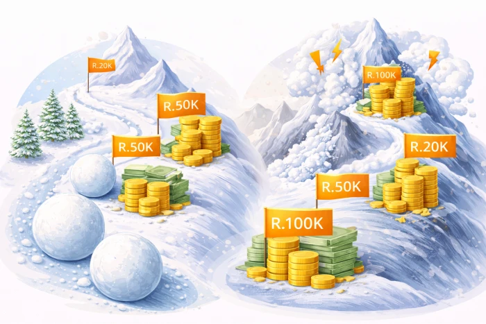 Snowball vs avalanche method: Which saves more?
