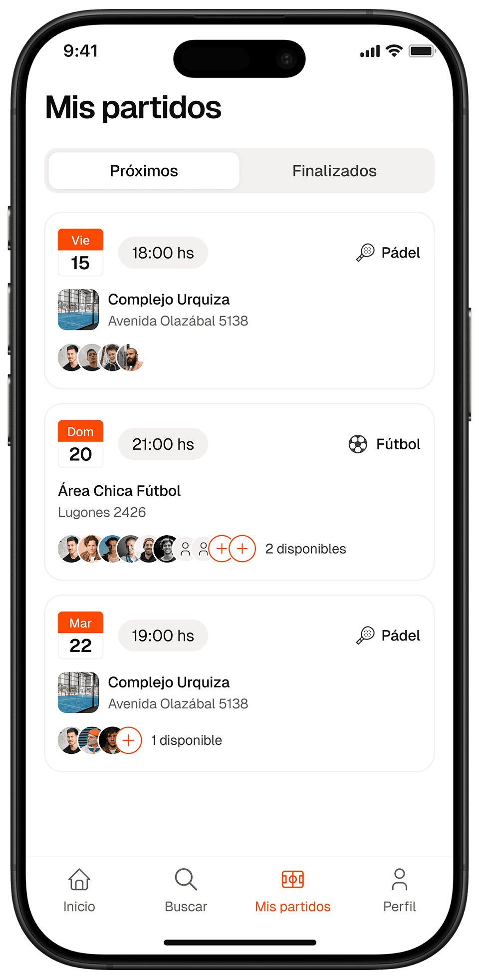 Mobile UI