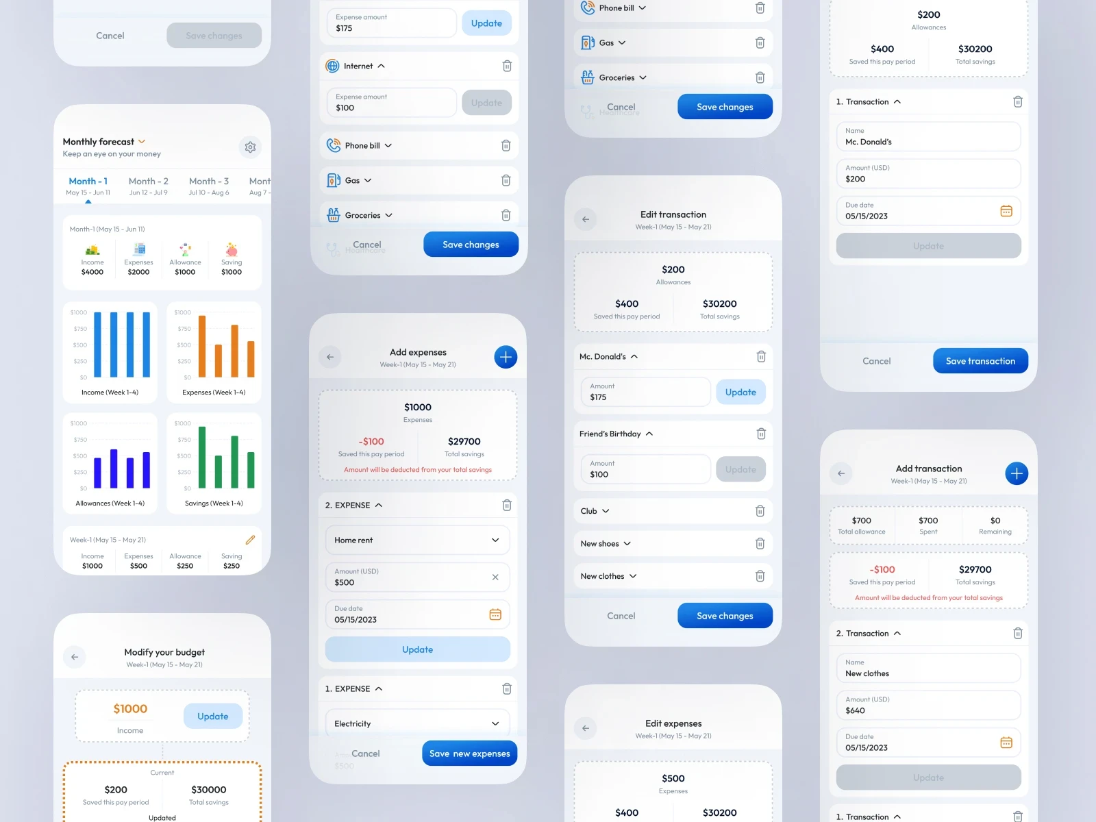 Phone mockup with the app filter