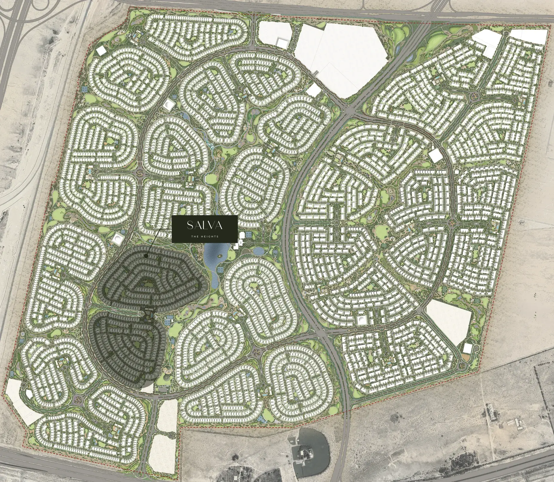 salva at the heights location map