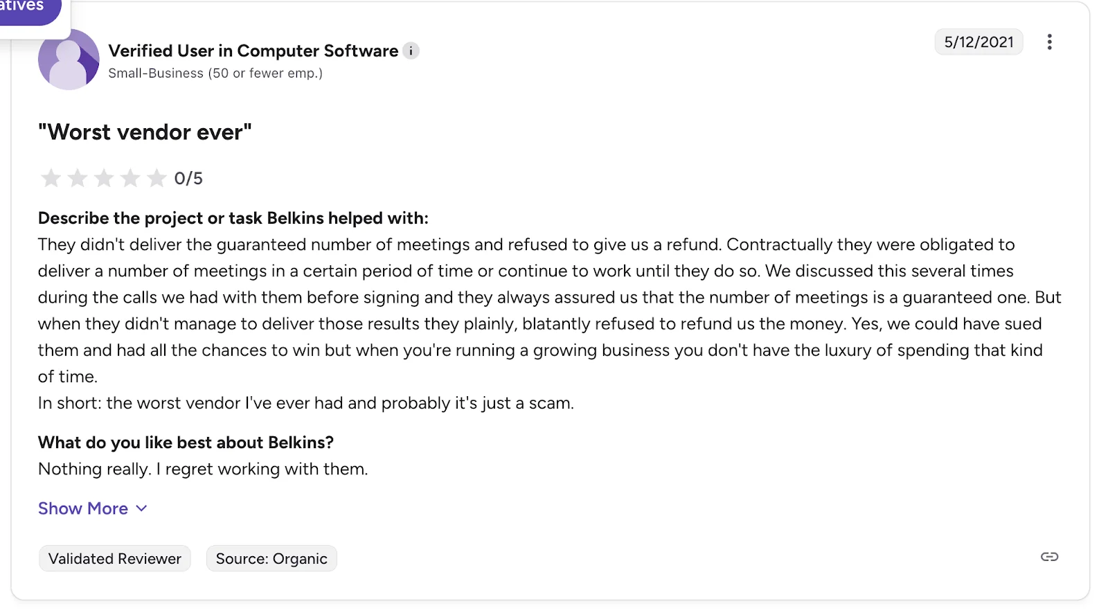 Belkins lead generation agency review
