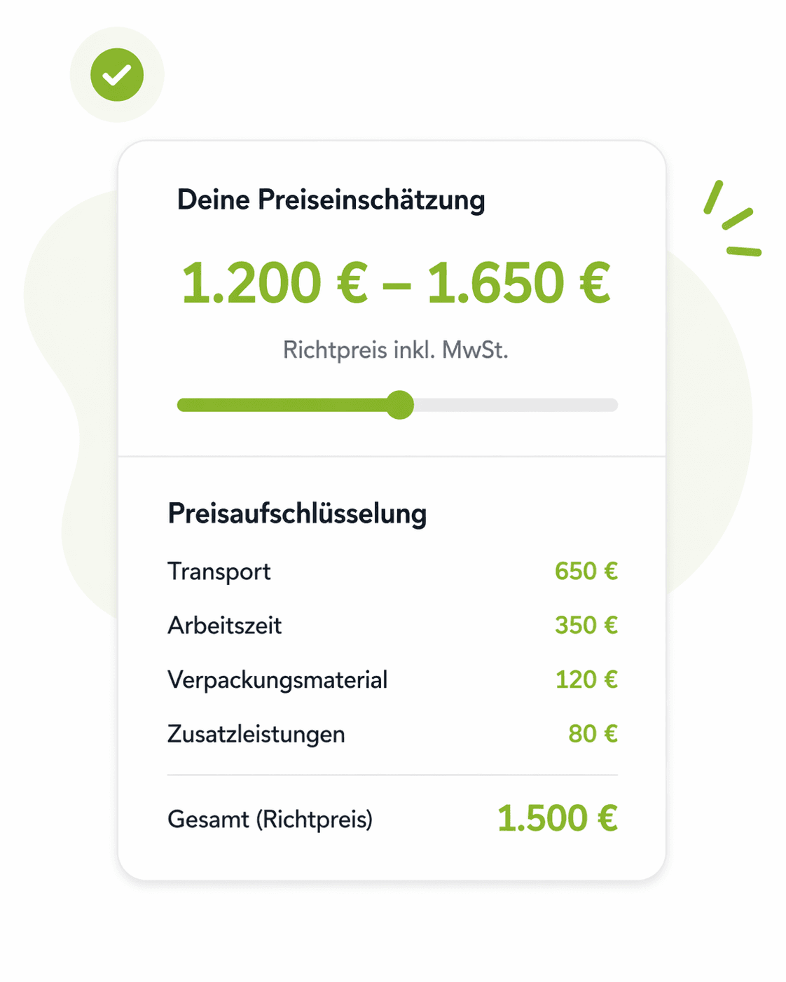 Dashboard showing MRR of $69,897 and 1206 active users with an upward trend graph.