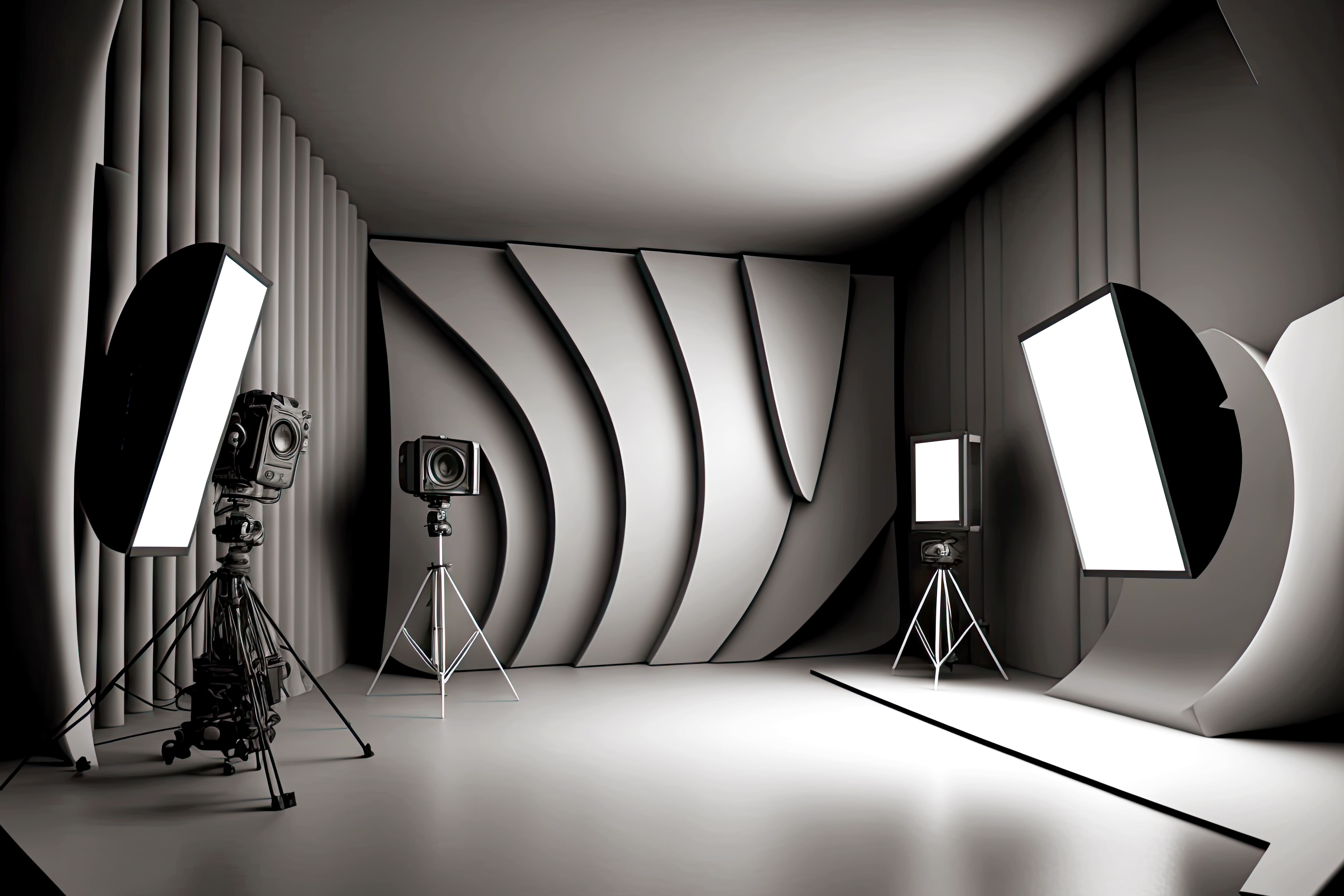 Dynamic picture of a cyclist riding downhill