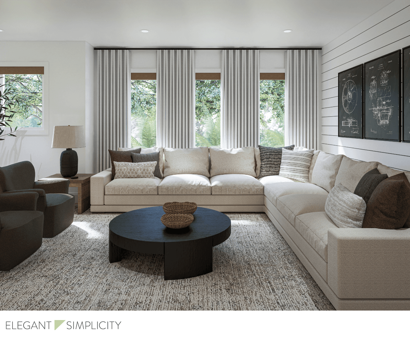 We’re so excited to share details from The Wedgewood House: Media Room –– one of our favorite interior design + professional organizing projects in Seattle, WA.