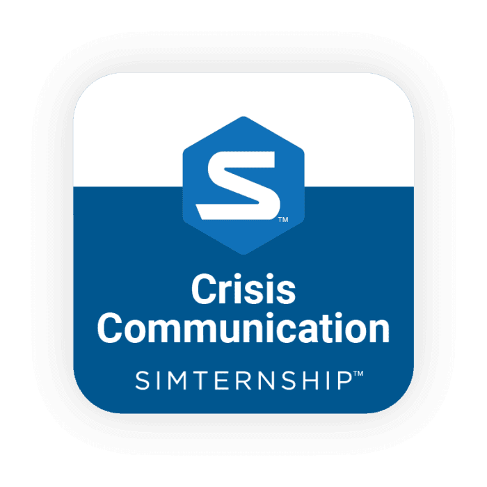 Crisis Communication Simternship