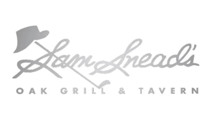 Sam snead's Oak Grill and Tavern's logo, a We Lead client