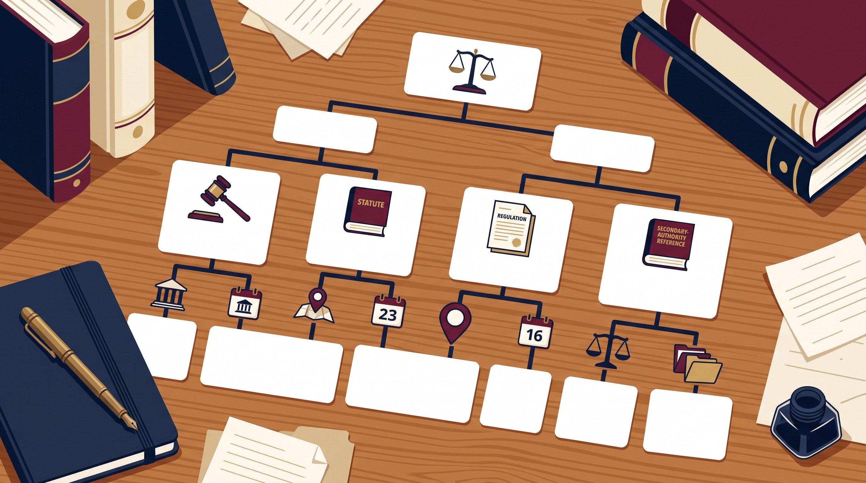 Legal source comparison decision tree