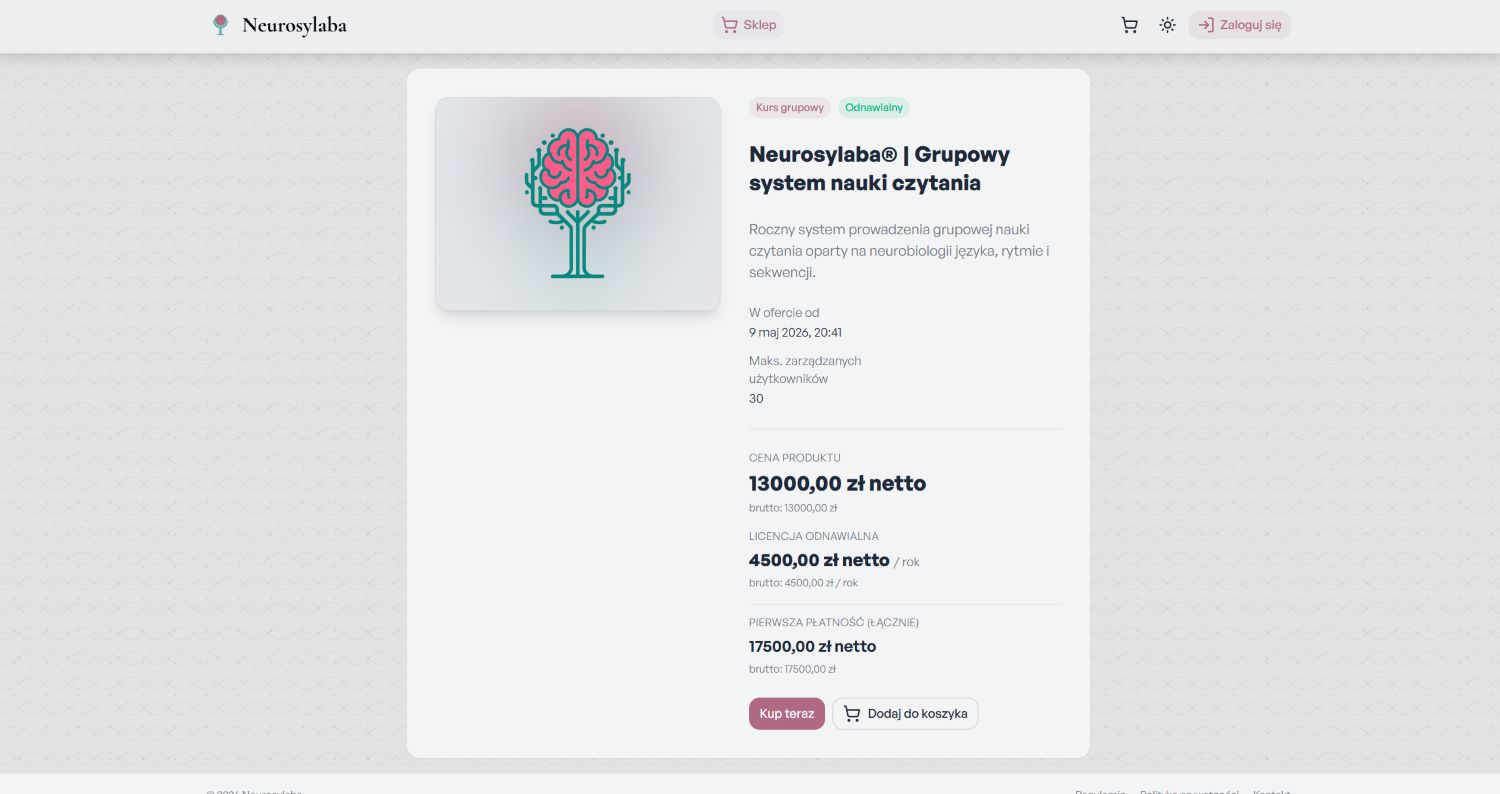 Platforma Neurosylaba® produkt