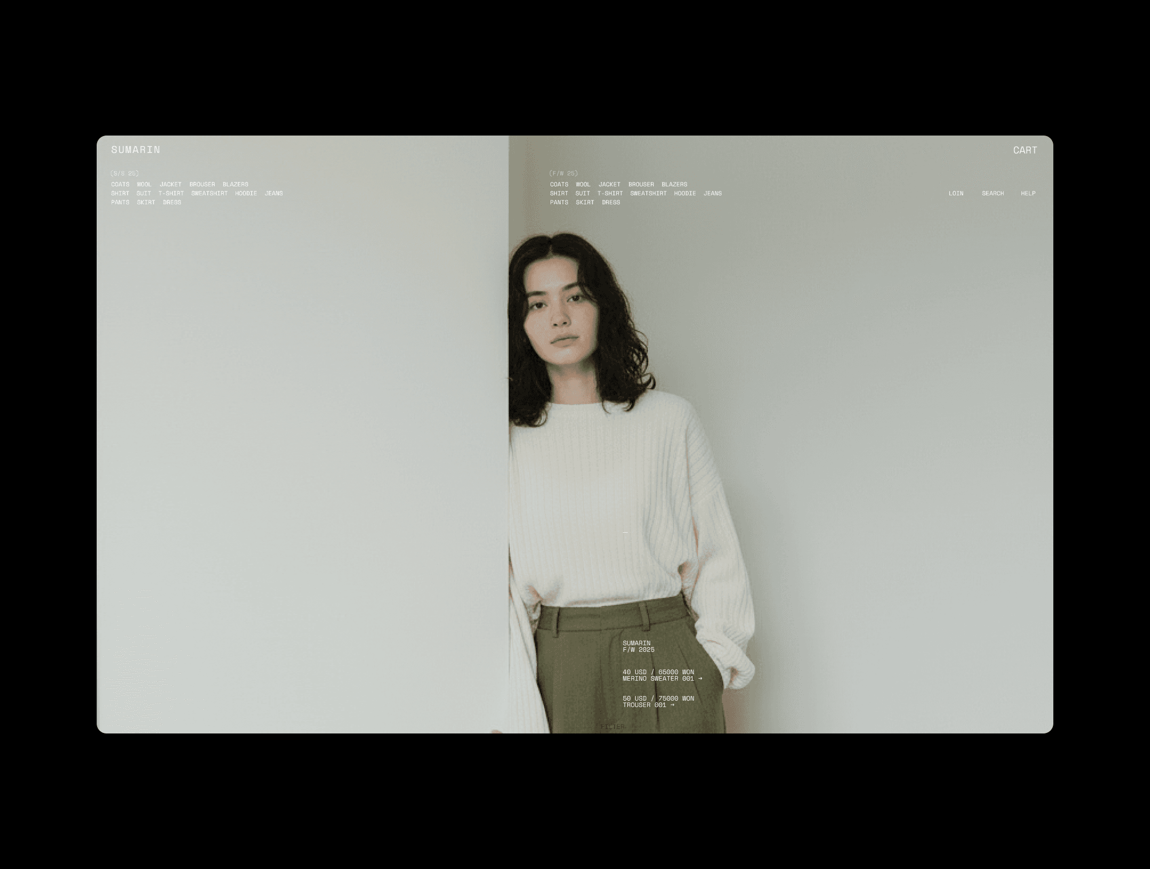 Man seated in a narrow spotlight