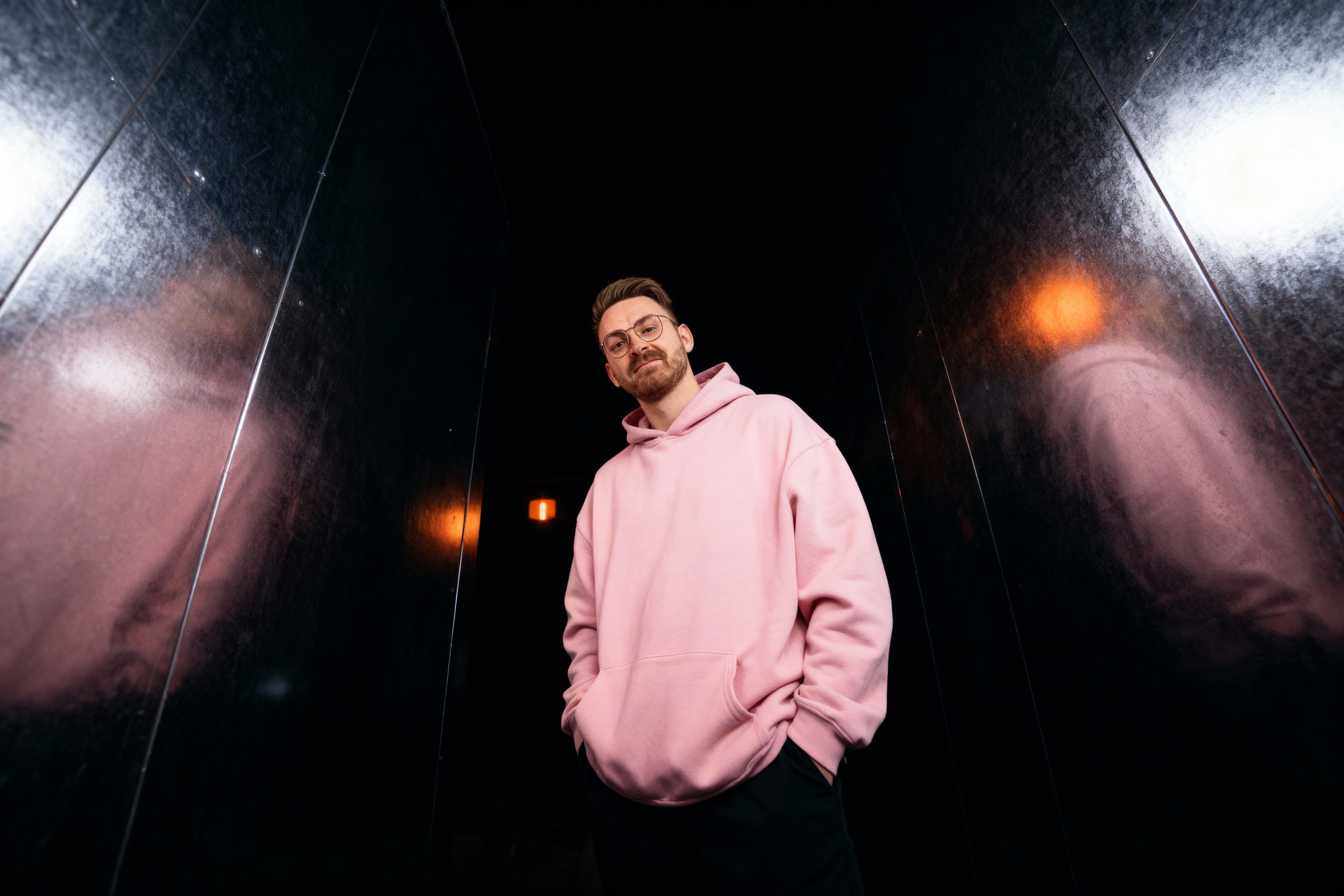 Man smiling into camera