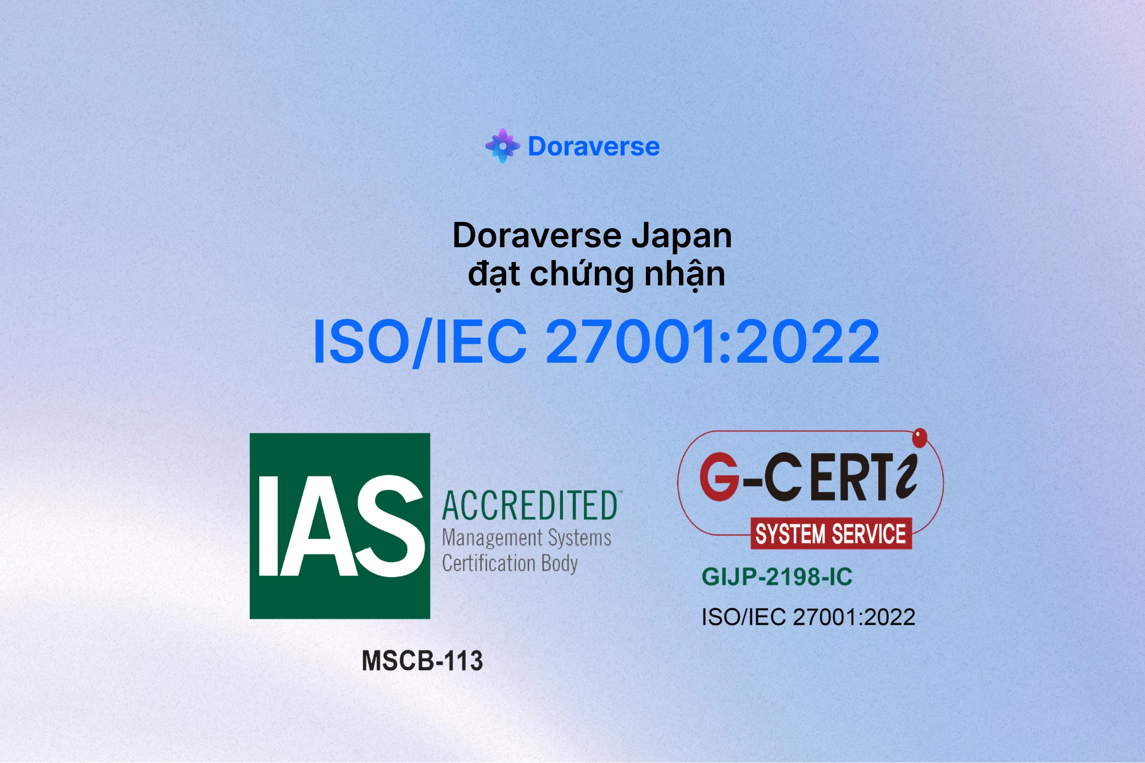 Doraverse Japan Achieves ISO/IEC 27001:2022 Certification