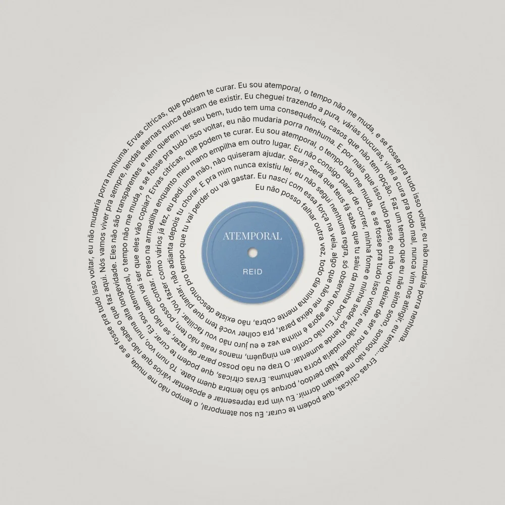 Capa da Música - Atemporal - Reid - 1em1
