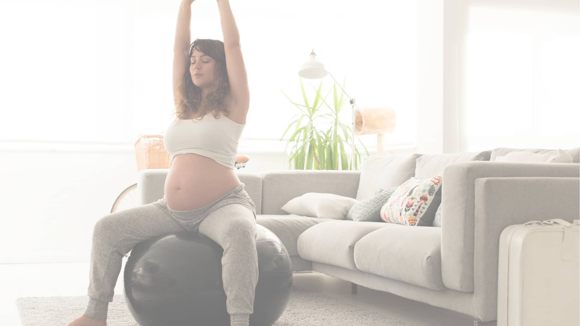 Faire du sport enceinte en hiver à la maison