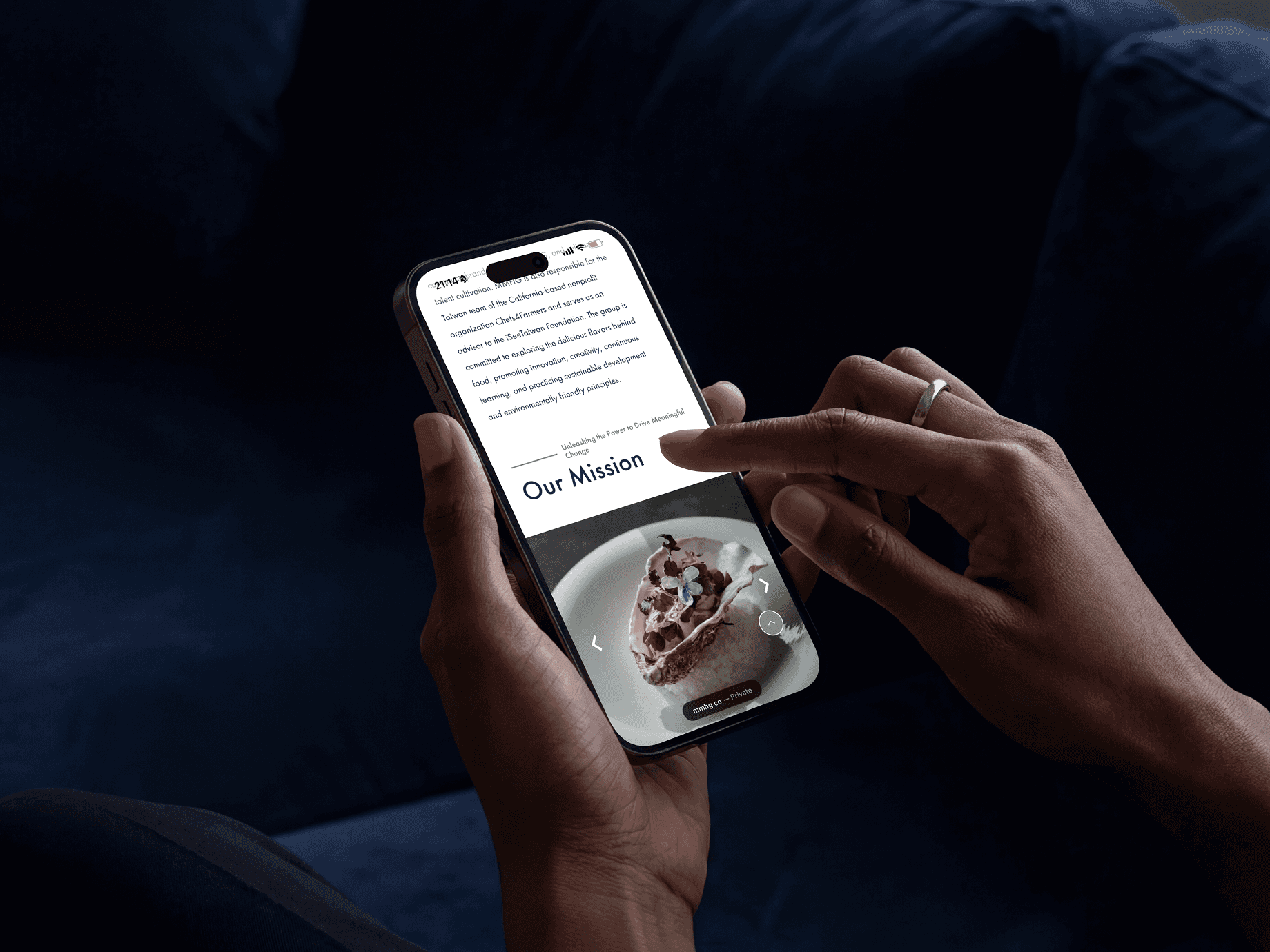 mmhg website mobile view