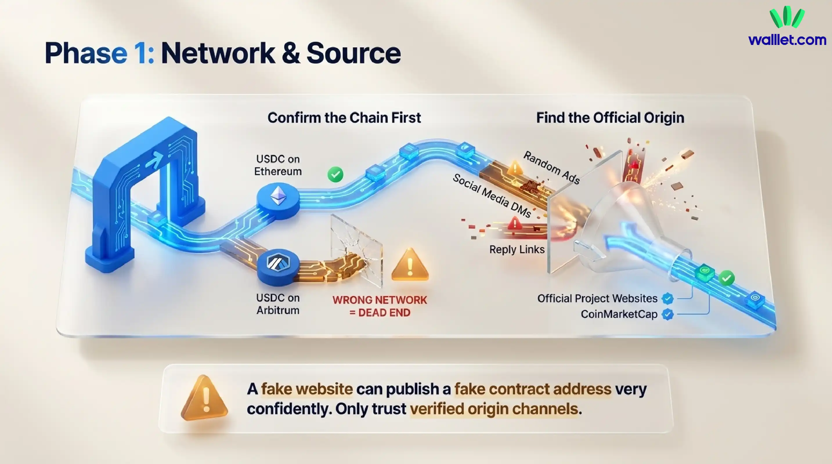 1. Confirm the chain first