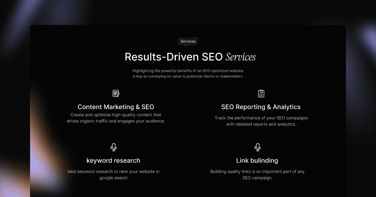 Seospark results 2