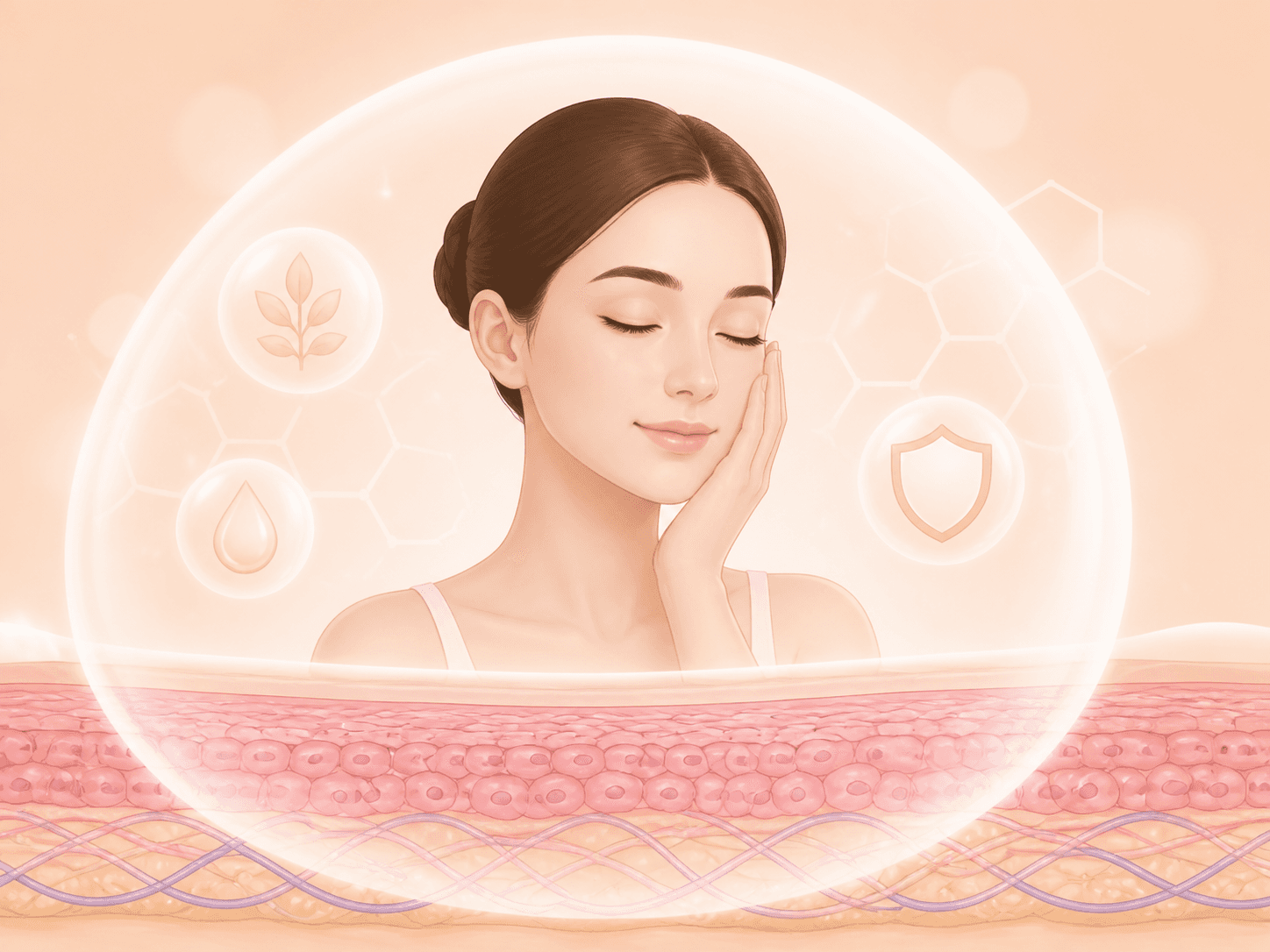 Attitude Beauty 皮膚修復療程展示無針導入與細胞修復技術，為受損肌膚注入水分並建立健康屏障。