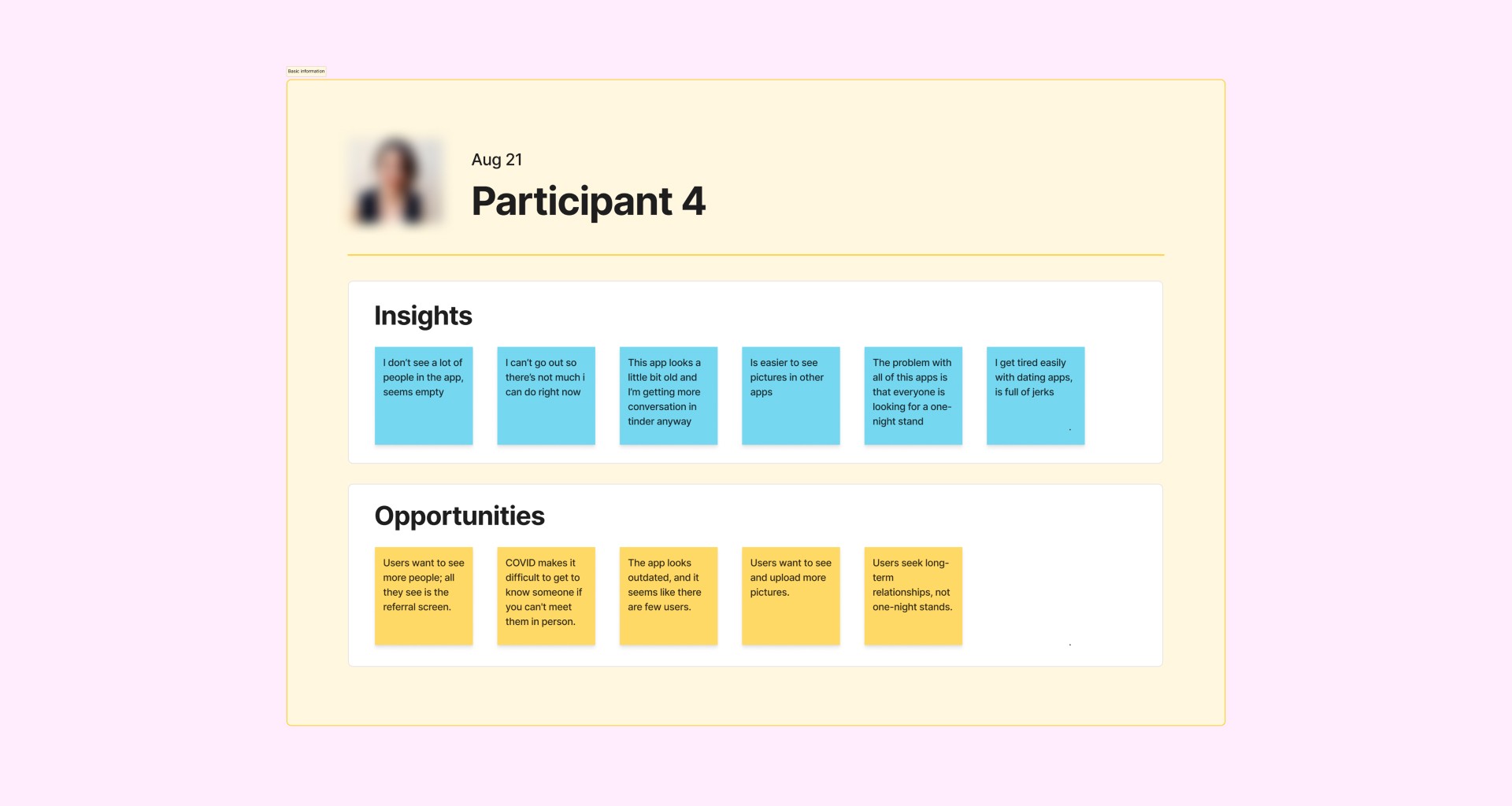 user interview template