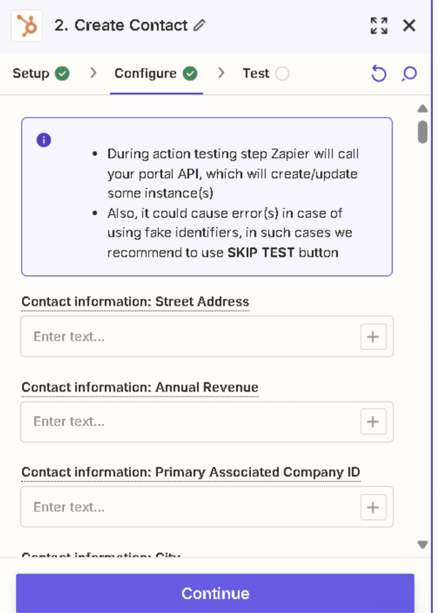 Map Data Fields