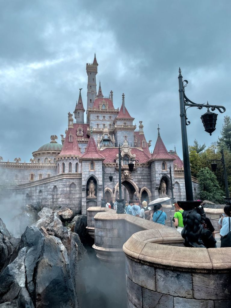 beast castle in tokyo disneyland