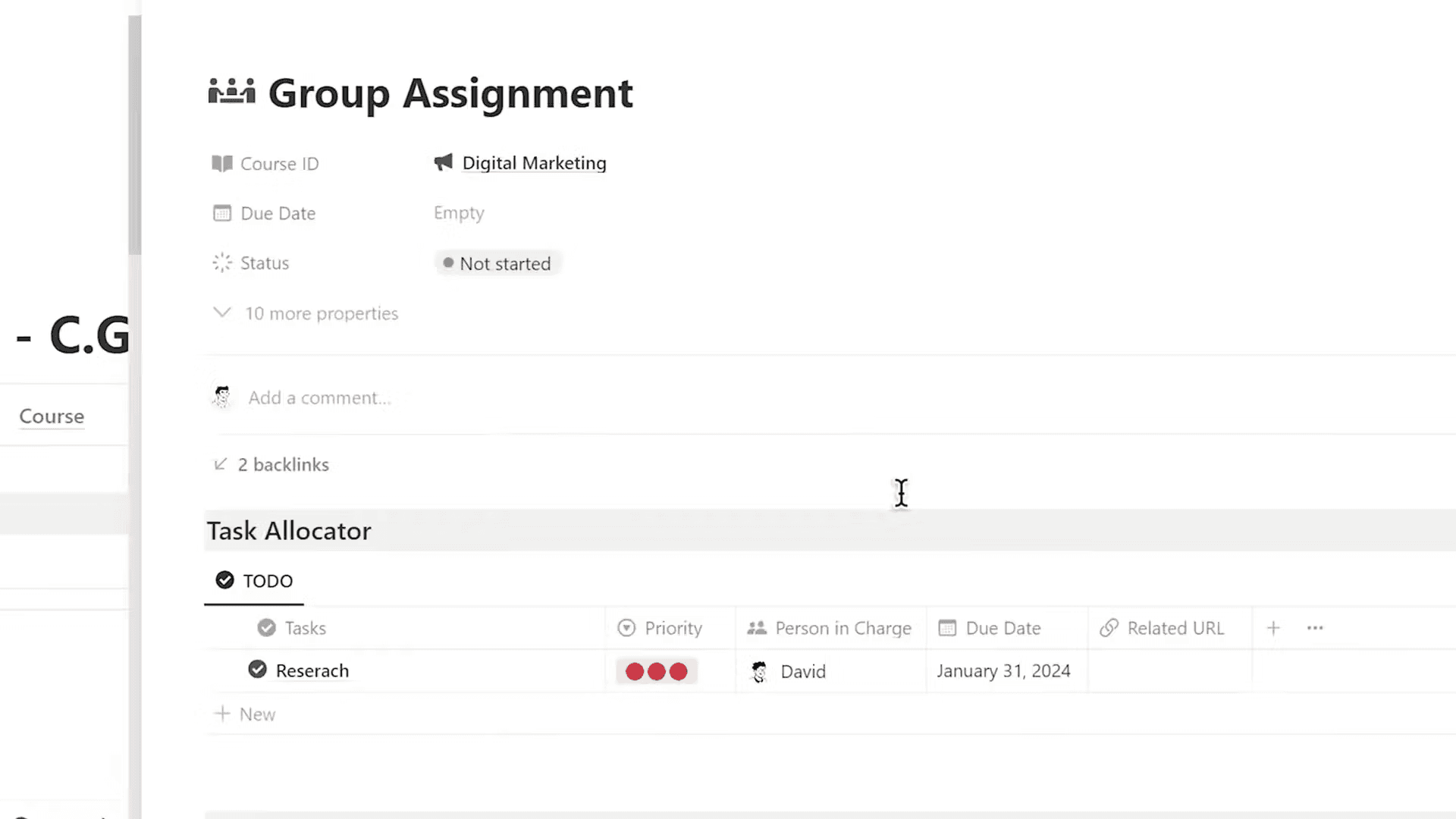 Image of Group Assignment