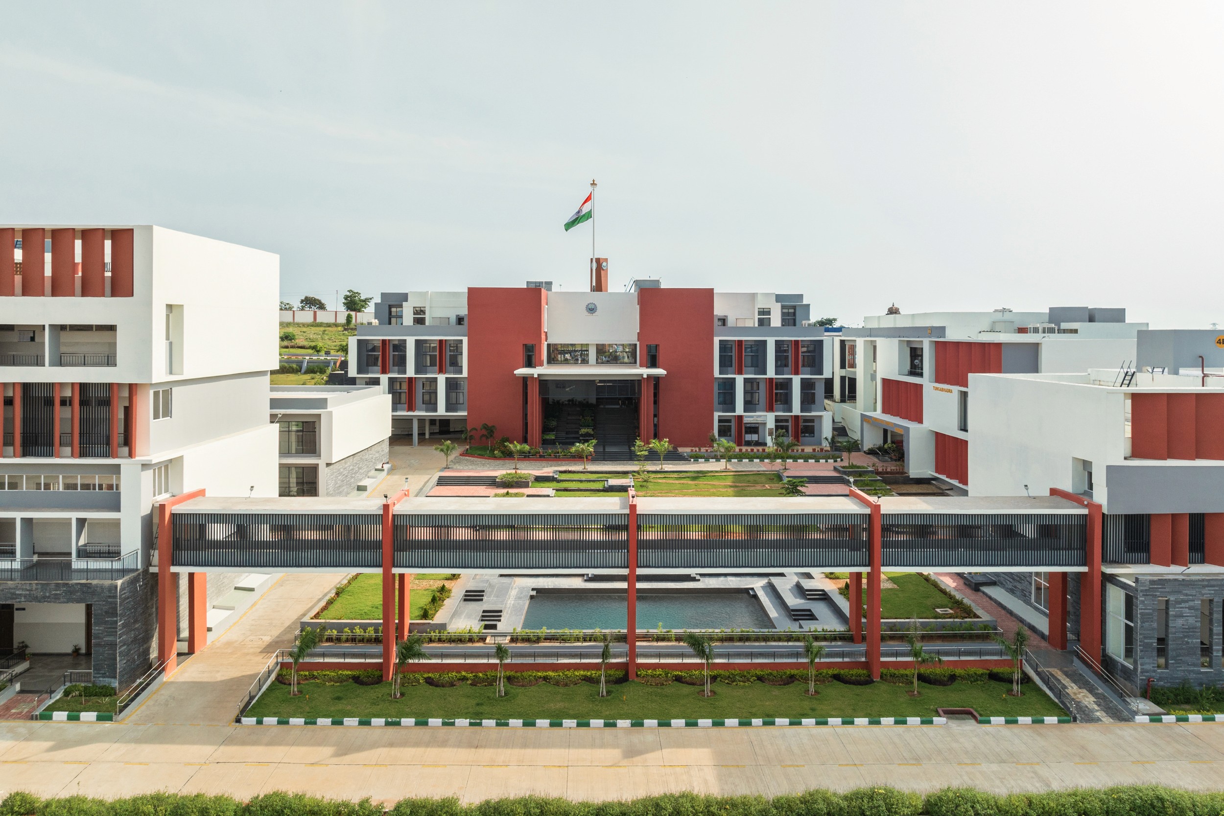 IIITDM Kurnool designed by Urbanframe. Architecture photography by Ekansh Goel, Studio Recall.