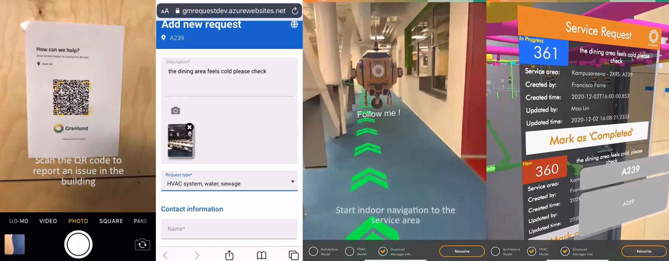 Resolving Building Service request, image