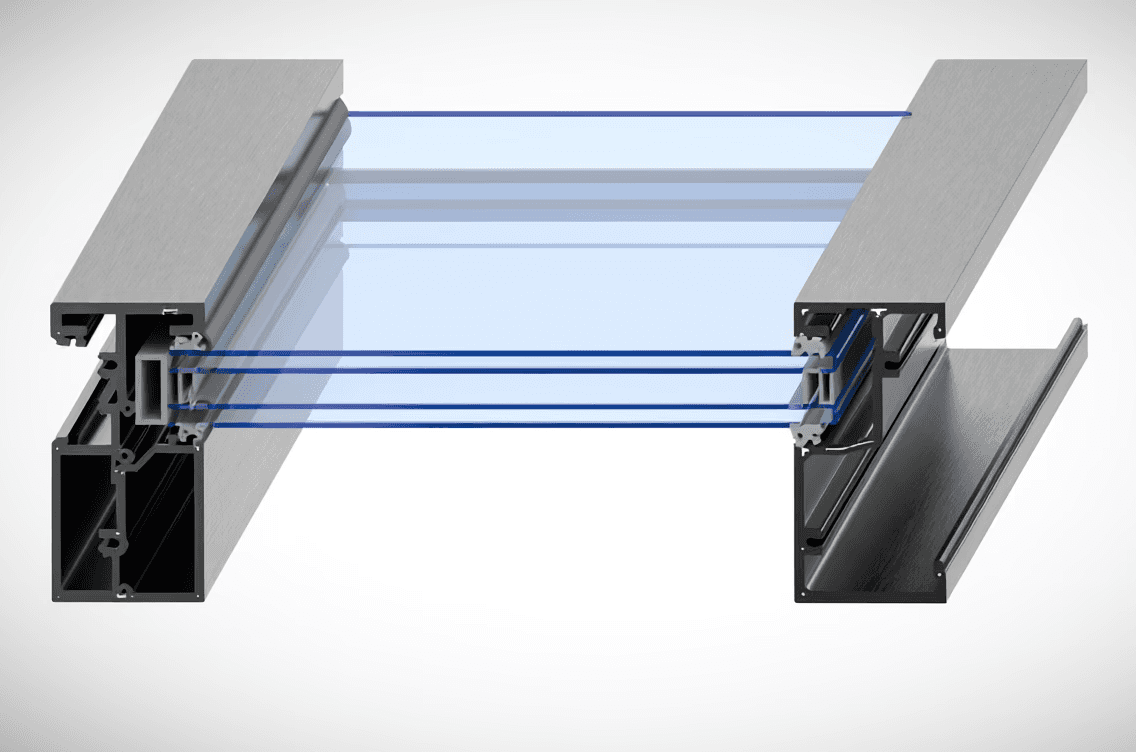 sleek house made out of aluminium produce