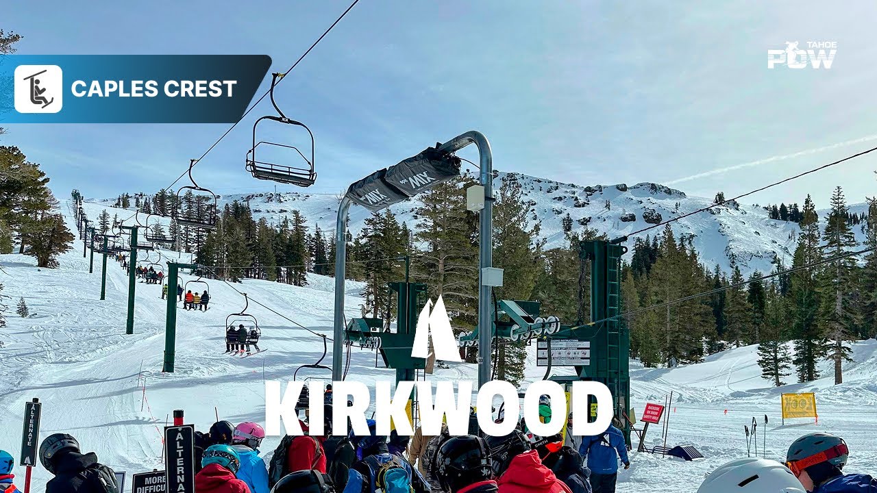 Caples Crest Lift Kirkwood – 6.5-Minute Ride to Stunning Intermediate Terrain