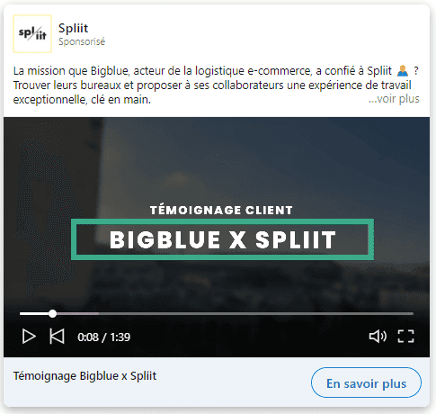 linkedin ads : témoignage client