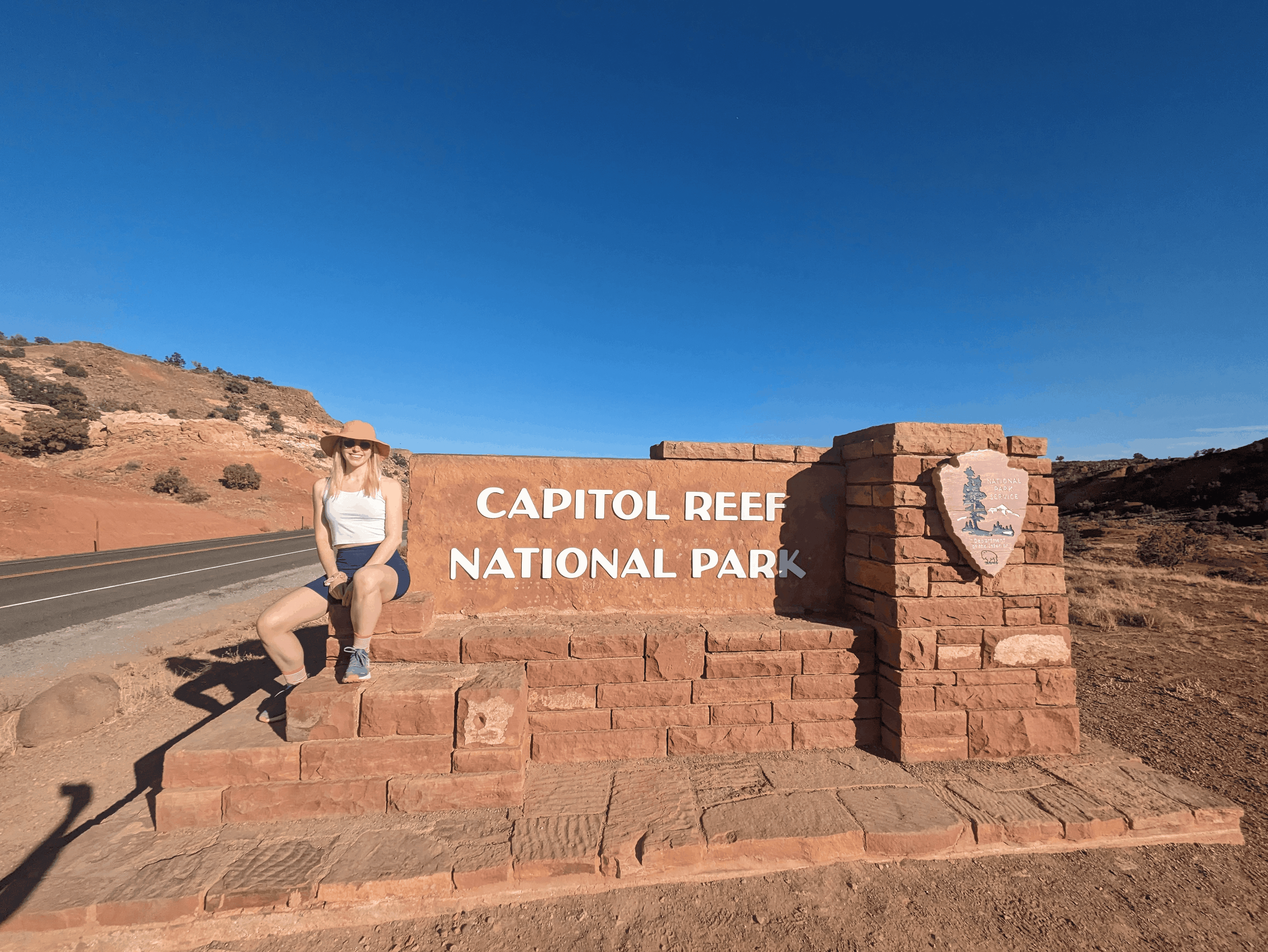 Capitol Reef national park sign