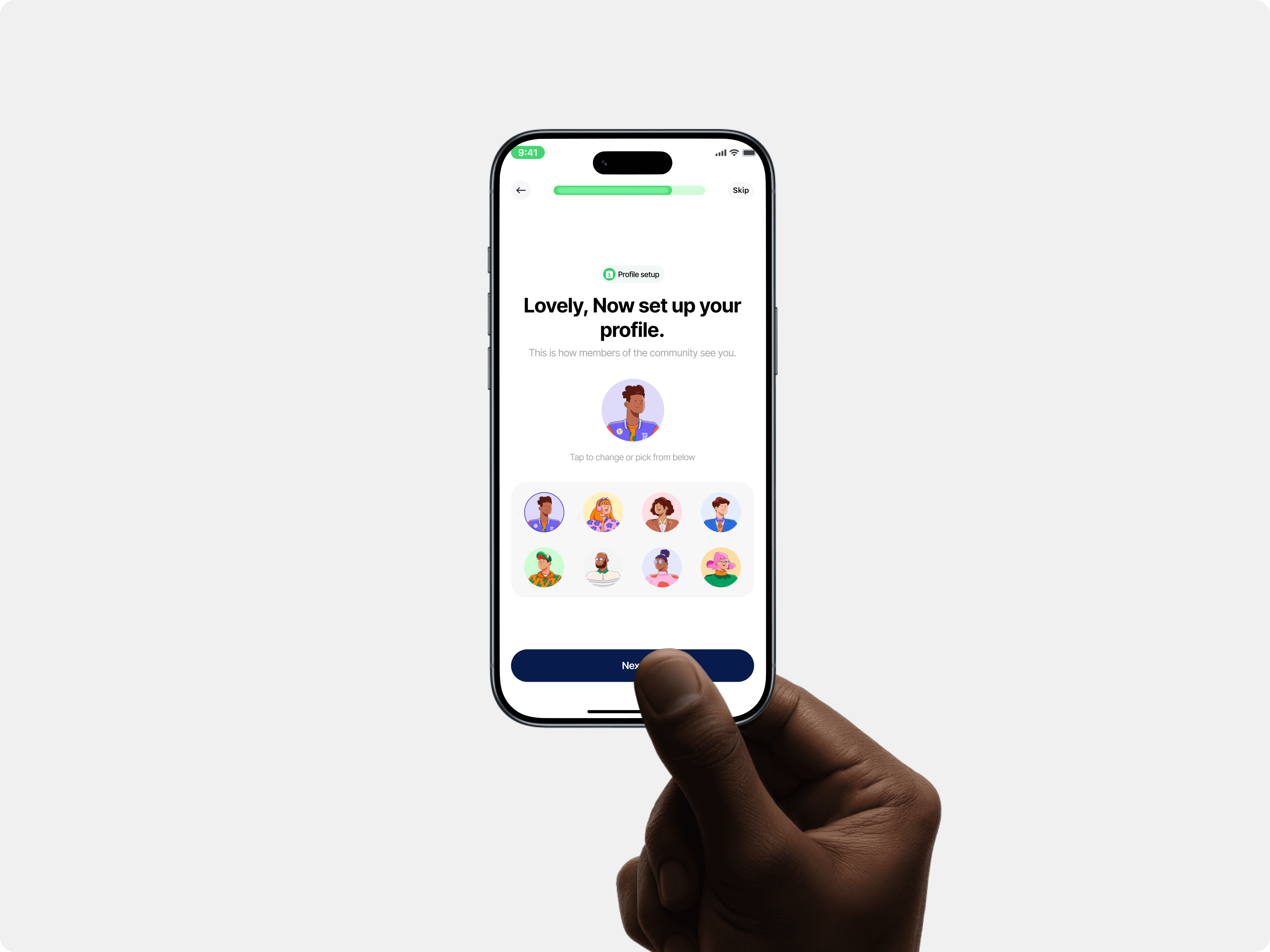 snapshot of ui screens