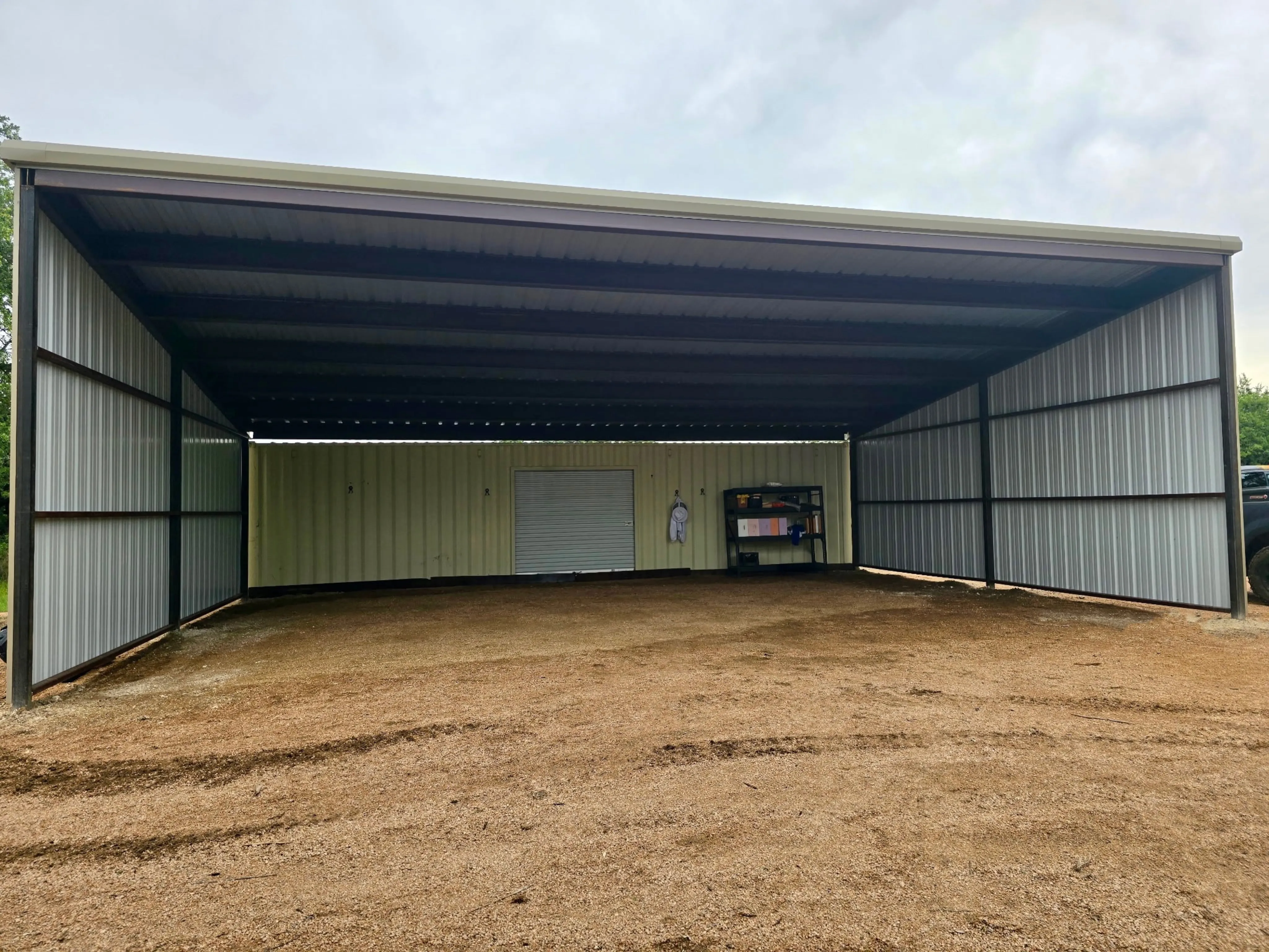 Custom Shipping Container Addition by Perks Metal Works