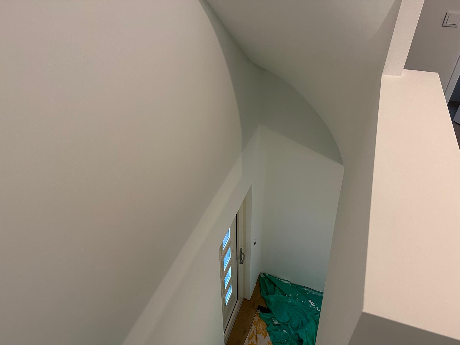 High-rise office building with sustainable design features