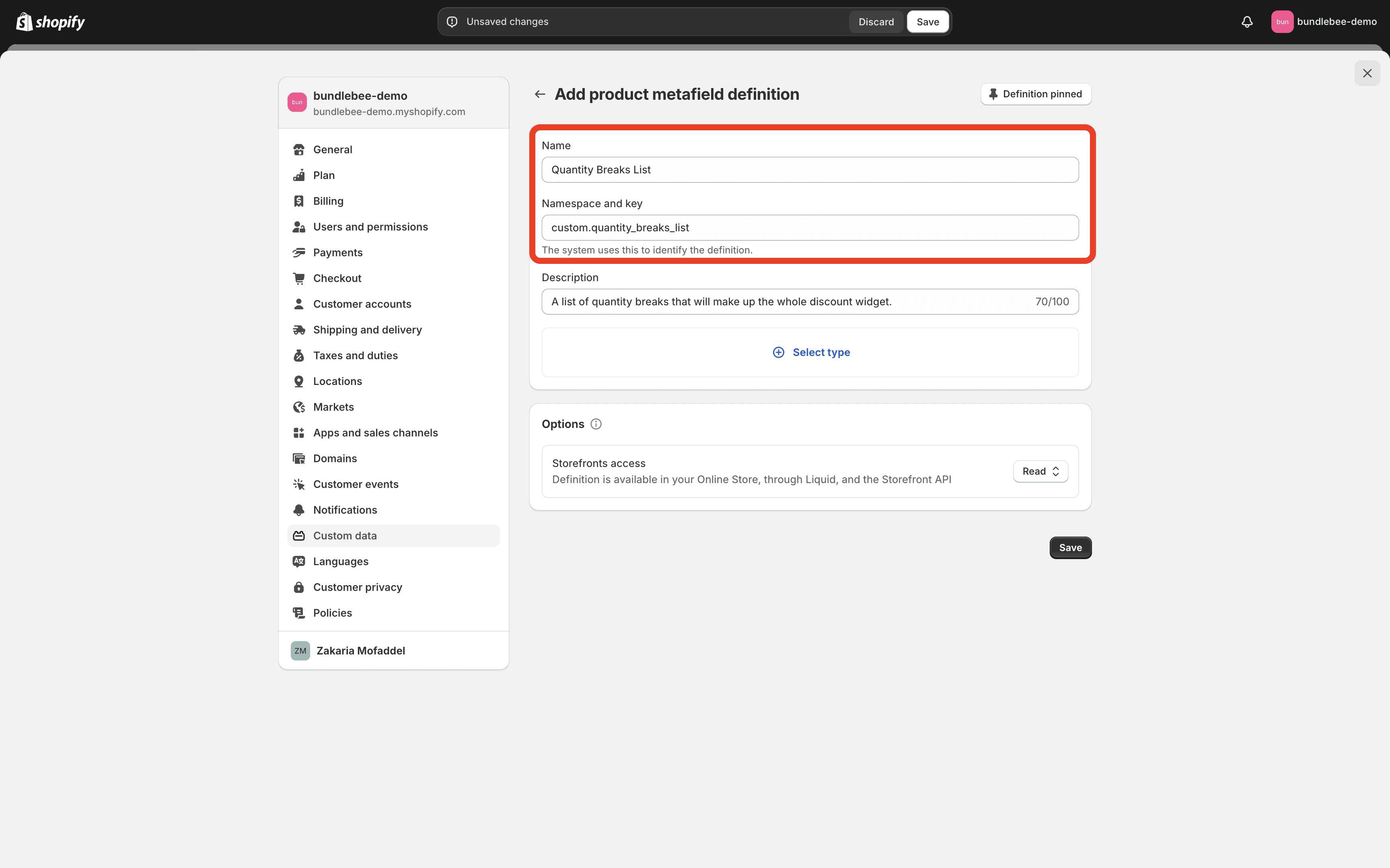 Instructions to find the correct settings