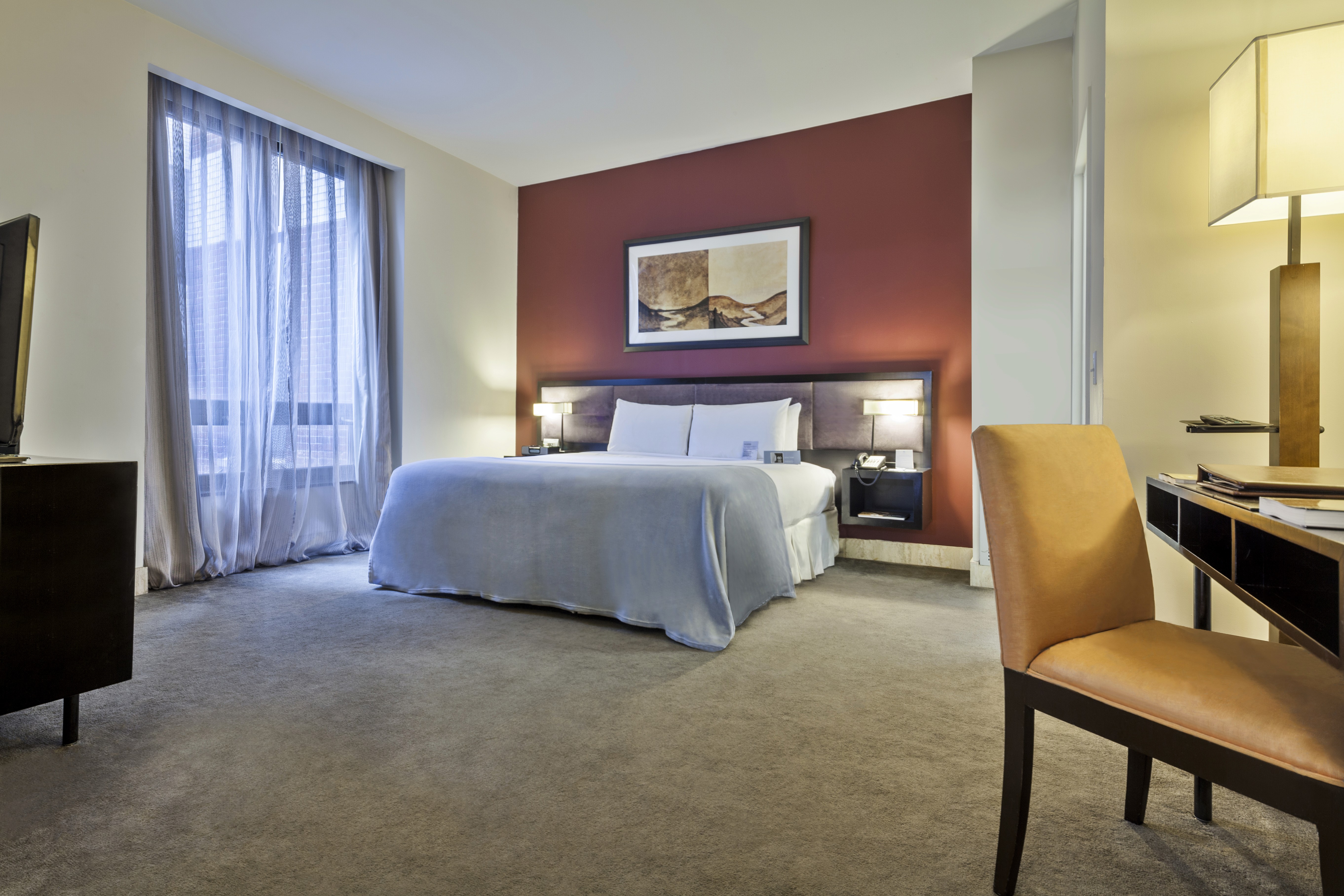 Sophia Reynolds is smelling flowers