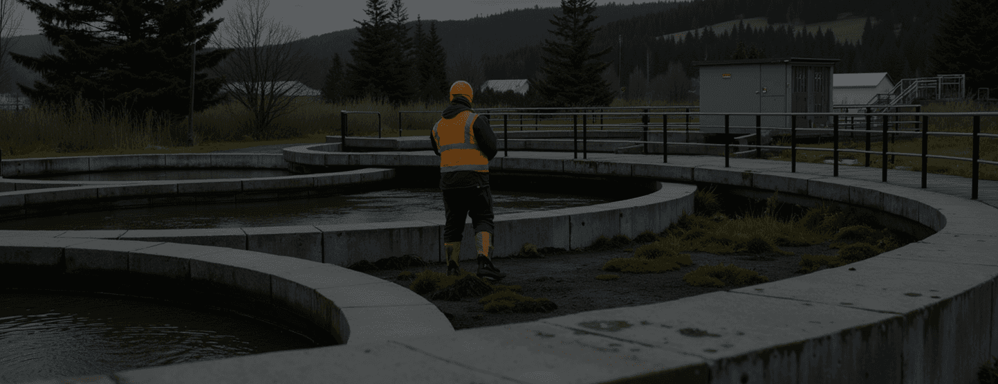 Miljökonsult på vattenanläggning