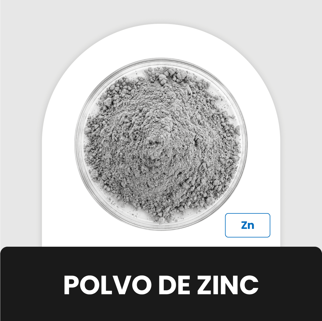 Platillo de muestra con Polvo de zinc