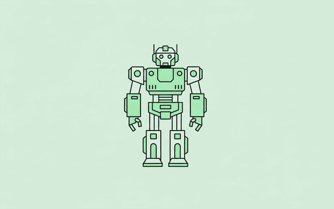 A robot that symbolizes transformation