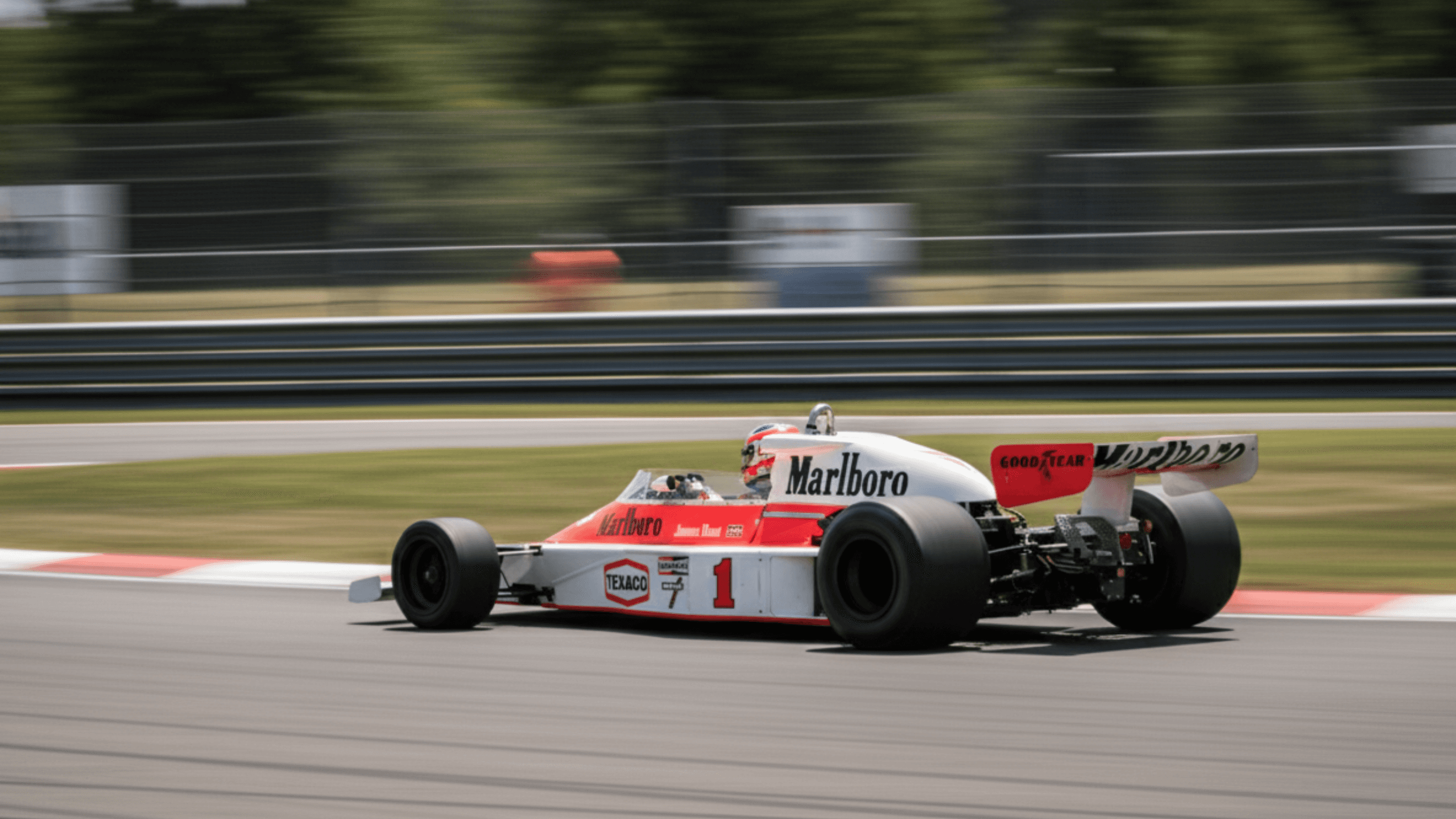 McLaren M23 F1 car in action – exploring technical history and the cost of incomplete provenance in classic racing cars
