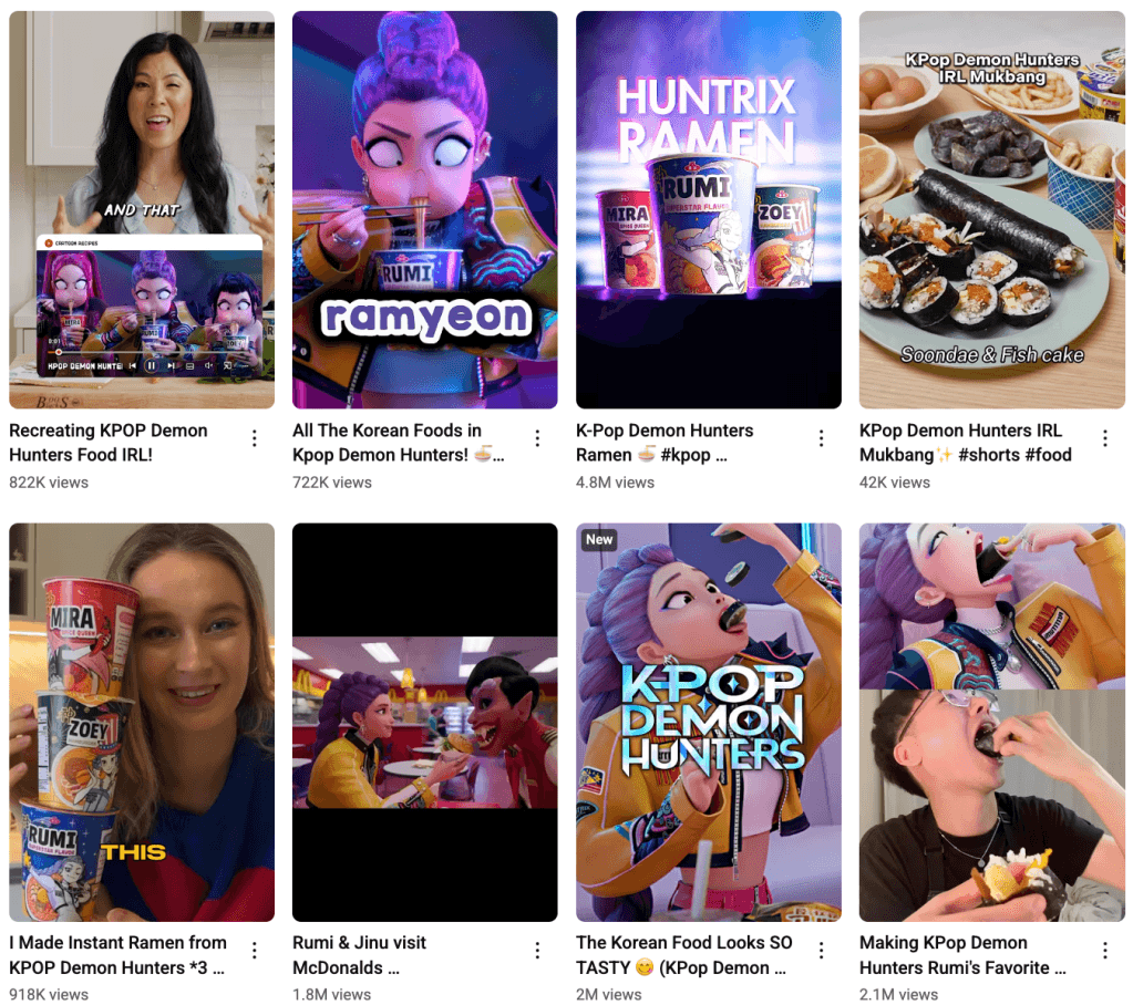 This image has an empty alt attribute; its file name is kpop-demon-hunters-food-youtube-08-07-2025_11_37_am.png